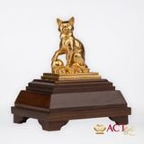 Quà tặng Tượng Mèo Phú Quý dát vàng 24k ACT GOLD ISO 9001:2015