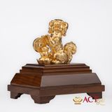 Quà tặng Tuất Phú Quý dát vàng 24k ACT GOLD ISO 9001:2015 (Mẫu 3)