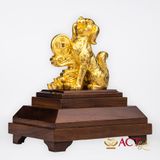 Quà tặng Tuất Phú Quý dát vàng 24k ACT GOLD ISO 9001:2015 (Mẫu 2)