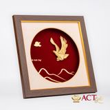 Tranh Đại Bàng dát vàng 24k ACT GOLD ISO 9001:2015 (Mẫu 4)