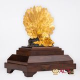 Quà tặng Chim Công dát vàng 24k ACT GOLD ISO 9001:2015 (Mẫu 4)