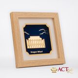 Tranh Bến Cảng Nhà Rồng dát vàng 24k ACT GOLD ISO 9001:2015