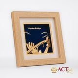 Tranh Cầu Vàng dát vàng 24k ACT GOLD ISO 9001:2015