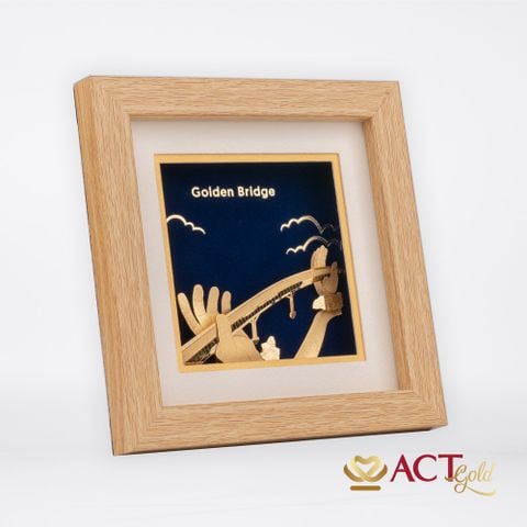 Tranh Cầu Vàng dát vàng 24k ACT GOLD ISO 9001:2015