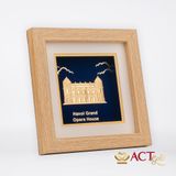 Tranh Nhà Hát Lớn dát vàng 24k ACT GOLD ISO 9001:2015