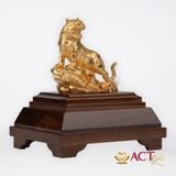 Quà tặng Hổ Phú Quý dát vàng 24k ACT GOLD ISO 9001:2015(Mẫu 1)