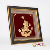 Tranh Trâu dát vàng 24k ACT GOLD ISO 9001:2015 (Mẫu 2)