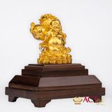 Quà tặng Phật Di Lặc dát vàng 24k ACT GOLD ISO 9001:2015