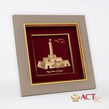 Tranh Cột Cờ Hà Nội dát vàng 24k ACT GOLD ISO 9001:2015