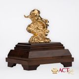 Quà tặng Tượng Trâu dát vàng 24k ACT GOLD ISO 9001:2015 (Mẫu 8)
