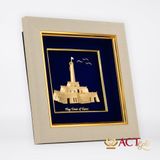 Tranh Cột Cờ Hà Nội dát vàng 24k ACT GOLD ISO 9001:2015