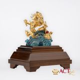 Quà tặng Rồng Nhả Ngọc dát vàng 24k ACT GOLD ISO 9001:2015