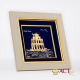 Tranh Tháp Rùa dát vàng 24k ACT GOLD ISO 9001:2015