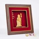Tranh Ông Thọ dát vàng 24k ACT GOLD ISO 9001:2015