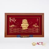Tranh Thuyền dát vàng 24k ACT GOLD ISO 9001:2015