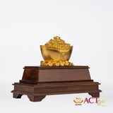 Quà tặng Kim Nguyên Bảo dát vàng 24k ACT GOLD ISO 9001:2015