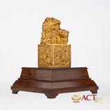 Quà tặng Ấn Rồng dát vàng 24k ACT GOLD ISO 9001:2015