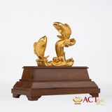 Quà tặng Song Ngư dát vàng 24k ACT GOLD ISO 9001:2015 (mẫu 2)