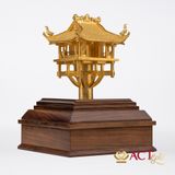 Quà tặng Chùa Một Cột dát vàng 24k ACT GOLD ISO 9001:2015
