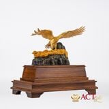 Quà tặng Đại Bàng dát vàng 24k ACT GOLD ISO 9001:2015 (Mẫu 2)