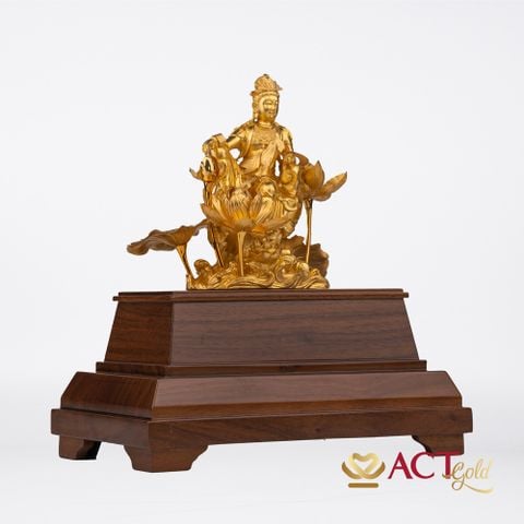 Tượng Quán Tự Tại Bồ Tát dát vàng 24k ACT GOLD ISO 9001:2015