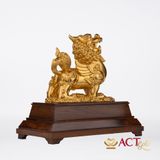 Quà tặng Tượng Tỳ Hưu dát vàng 24k ACT GOLD ISO 9001:2015