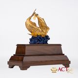 Quà tặng Đôi Cá Chép dát vàng 24k ACT GOLD ISO 9001:2015