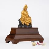 Tượng Quán Thế Âm Bồ Tát dát vàng 24k ACT GOLD ISO 9001:2015