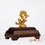 Quà tặng Tượng Rồng (Thanh Long) dát vàng 24k ACT GOLD ISO 9001:2015