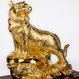 Quà tặng Hổ Phú Quý dát vàng 24k ACT GOLD ISO 9001:2015 (Mẫu 2)