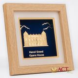 Tranh Nhà Hát Lớn dát vàng 24k ACT GOLD ISO 9001:2015