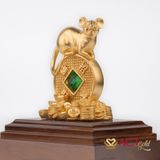Quà tặng Chuột Phú Quý dát vàng 24k ACT GOLD ISO 9001:2015
