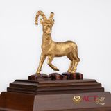 Quà tặng Dê Cát Tường dát vàng 24k ACT GOLD ISO 9001:2015 (Mẫu 3)