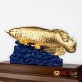 Quà tặng Cá Rồng dát vàng 24k ACT GOLD ISO 9001:2015 (Mẫu 3)