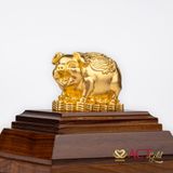 Quà tặng Heo Tài Lộc dát vàng 24k ACT GOLD ISO 9001:2015 (Mẫu 3)