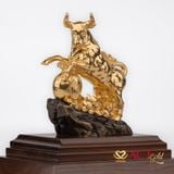 Quà tặng Tượng Trâu dát vàng 24k ACT GOLD ISO 9001:2015 (Mẫu 7)