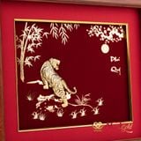 Tranh Hổ dát vàng 24k ACT GOLD ISO 9001:2015