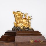 Quà tặng Heo Tài Lộc dát vàng 24k ACT GOLD ISO 9001:2015(Mẫu 1)