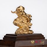 Quà tặng Tượng Trâu dát vàng 24k ACT GOLD ISO 9001:2015 (Mẫu 8)