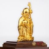 Quà tặng Tượng Ông Thọ dát vàng 24k ACT GOLD ISO 9001:2015 (Mẫu 2)