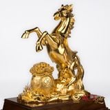 Quà tặng Ngựa Chiến Thắng Cỡ Đại dát vàng 24k ACT GOLD ISO 9001:2015