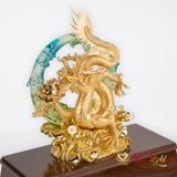 Quà tặng Rồng Dâng Ngọc dát vàng 24k ACT GOLD ISO 9001:2015