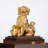 Quà tặng Tuất Phú Quý dát vàng 24k ACT GOLD ISO 9001:2015 (Mẫu 1)