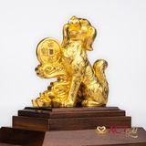 Quà tặng Tuất Phú Quý dát vàng 24k ACT GOLD ISO 9001:2015 (Mẫu 2)