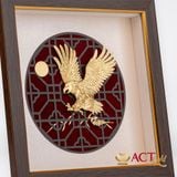 Tranh Đại Bàng dát vàng 24k ACT GOLD ISO 9001:2015 (Mẫu 1)