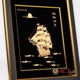 Tranh Thuyền dát vàng 24k ACT GOLD ISO 9001:2015