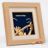 Tranh Cầu Vàng dát vàng 24k ACT GOLD ISO 9001:2015
