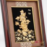 Quà tặng Tranh Rồng Phú Quý dát vàng 24k ACT GOLD ISO 9001:2015