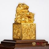 Quà tặng Ấn Rồng dát vàng 24k ACT GOLD ISO 9001:2015