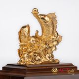 Quà tặng Cá Chép Vượt Vũ Môn dát vàng 24k ACT GOLD ISO 9001:2015